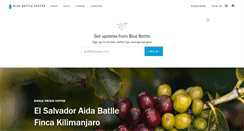Desktop Screenshot of bluebottlecoffee.com