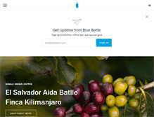 Tablet Screenshot of bluebottlecoffee.com